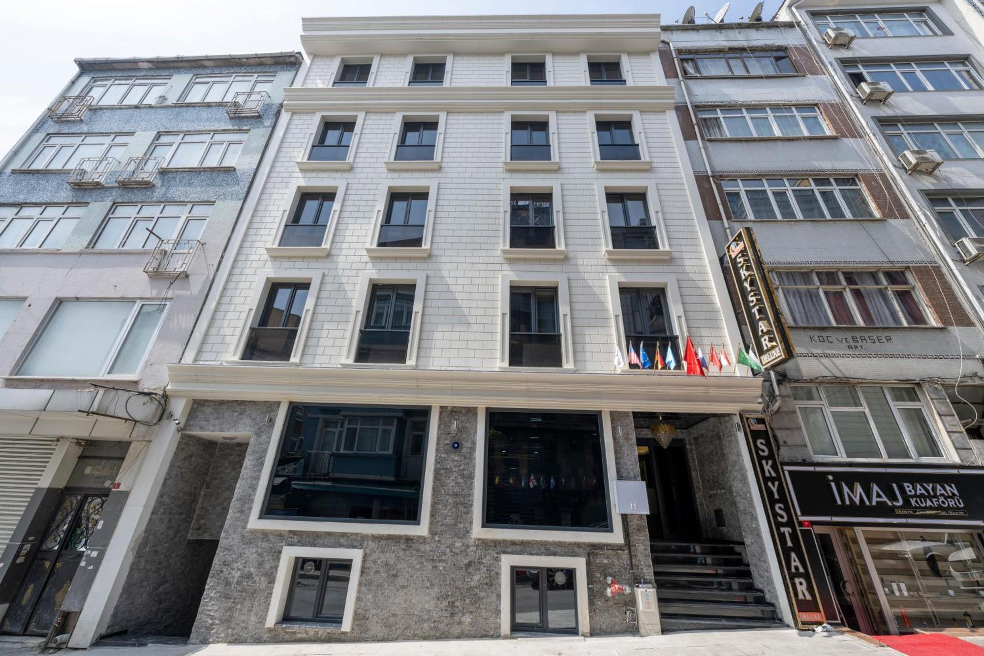 Skystar Deluxe Hotel Istanbul Exterior foto